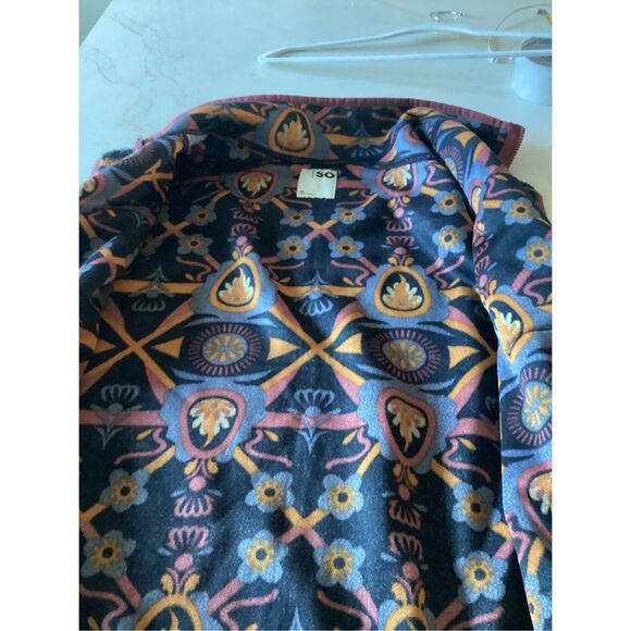 NEW SO Sherpa Cozy Vest Sz XL Aztec Southwestern Full zip - Picture 8 of 8